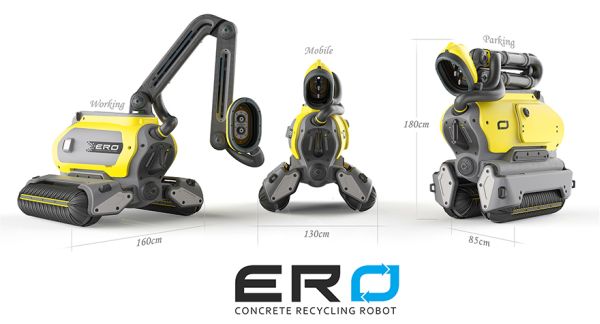 ERO Concrete Recycling Robot 2