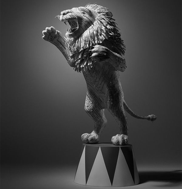 Paper lion by Kyle Bean2