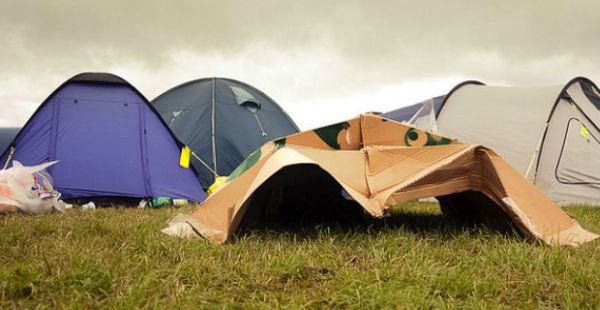 Biodegradable tent by Vanessa Harden