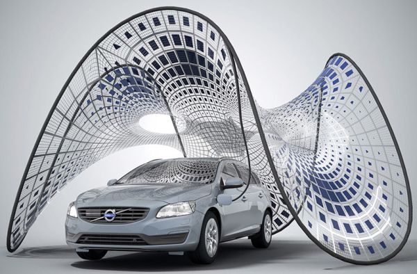  Volvo Pure Tension Solar Powered Pavilion