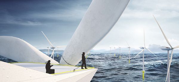 Wind Turbine Loft concept by Morphocode 