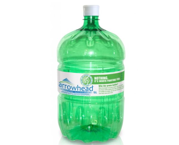 Arrowhead 100 percent recycled Bottle