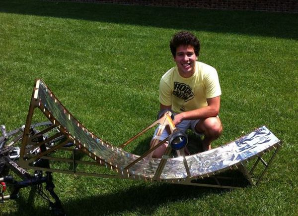 Solar Powered Hot Dog Cooker