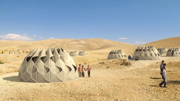 Abeer Seikaly solar-powered refugee shelters
