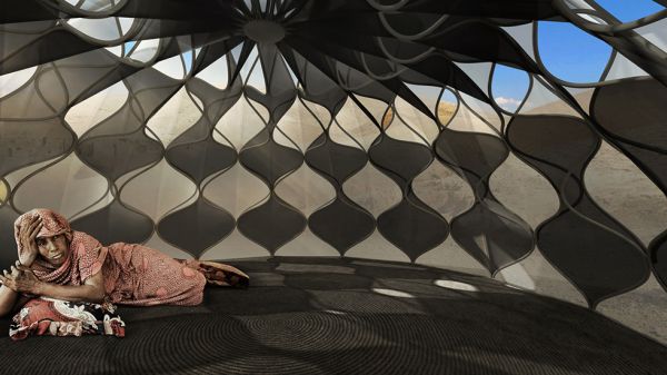 Abeer Seikaly solar-powered refugee shelters