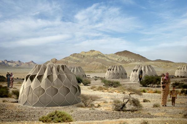 Abeer Seikaly solar-powered refugee shelters