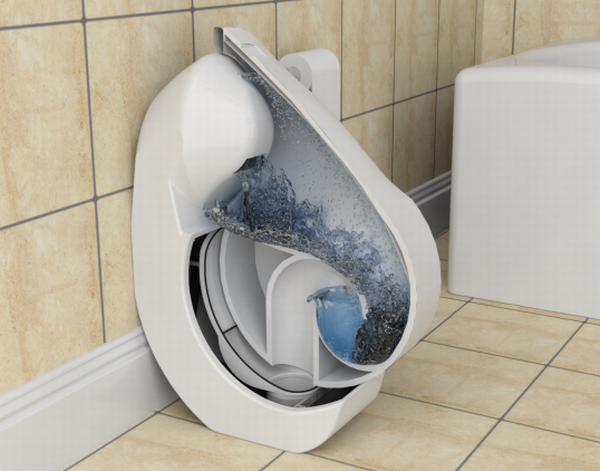 Folding Iota toilet Incredible water & space saving green design 2