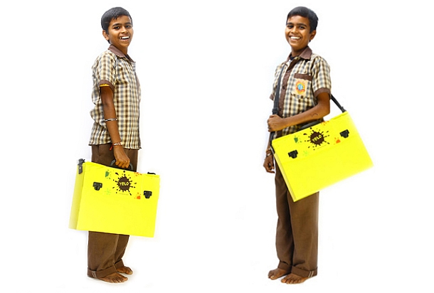 Solar powered YELO bag