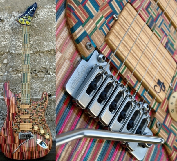 recycled guitar