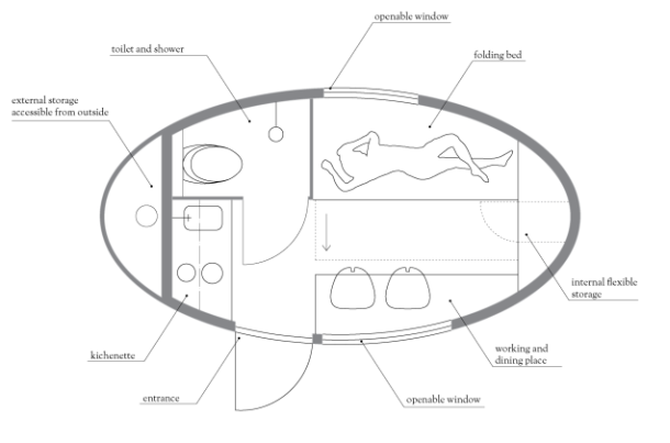 green ecocapsule micro home 2