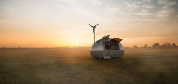 green ecocapsule micro home