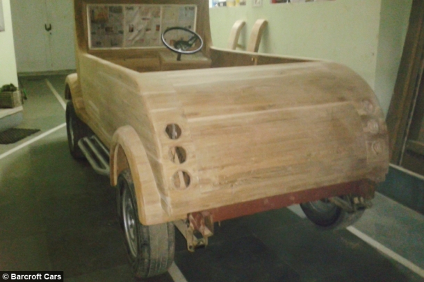 Indian father-son duo creates amazing working wooden car  10