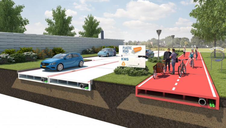 plastic roads