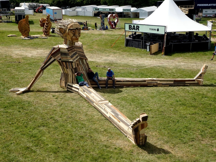 recycled sculptures from scrap wood by Danish artist  3