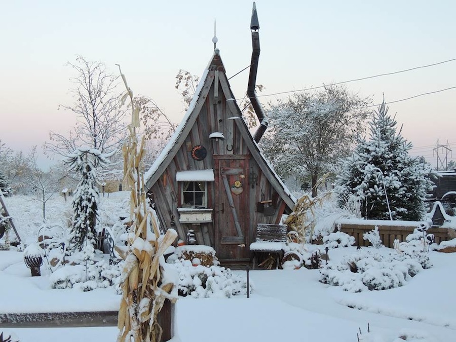 Tiny Reclaimed Wood Cabins by dan pauly 7