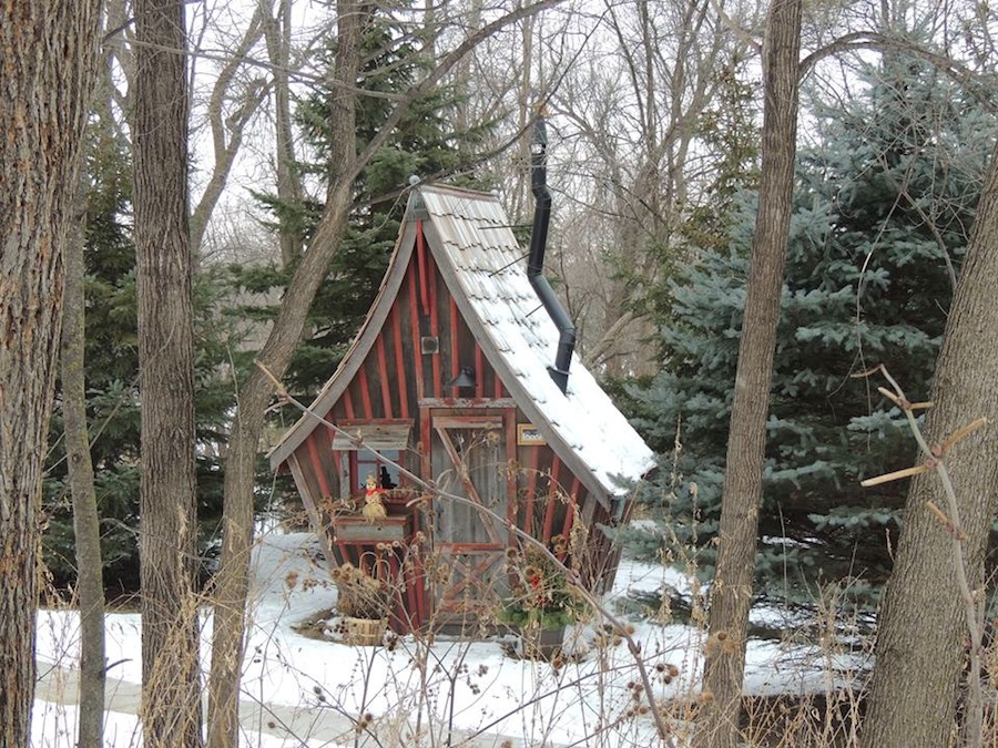 Tiny Reclaimed Wood Cabins by dan pauly 8