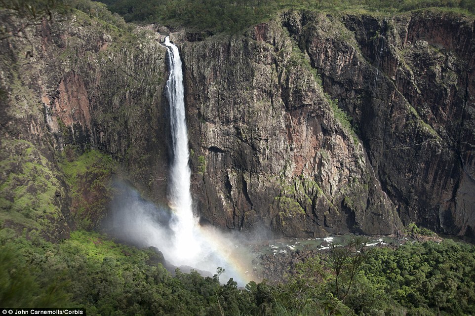 Wallaman Falls in Girringun National Park, North Queensland, Australia