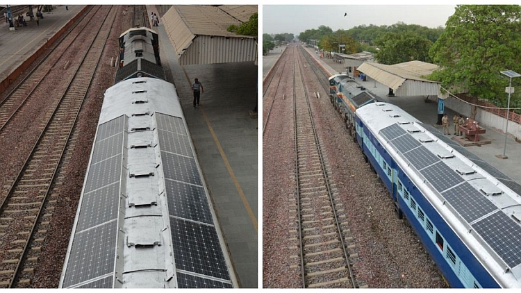 solar thermal plants on Indian railways land