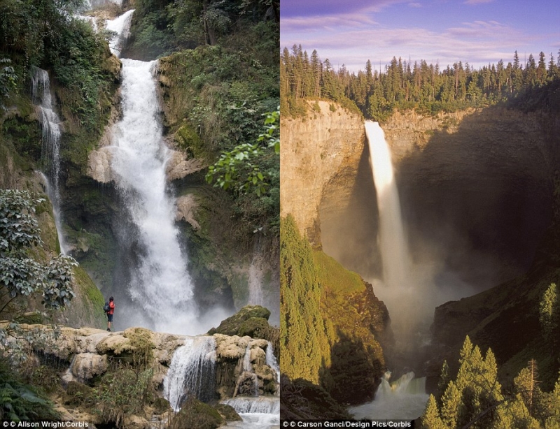 stunning waterfalls