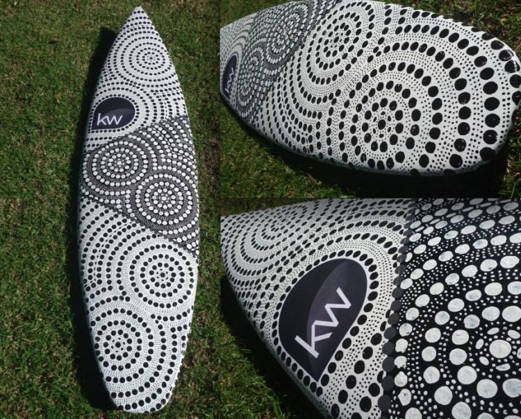 Zachary Bennett-Brook recycled surfboard art-1