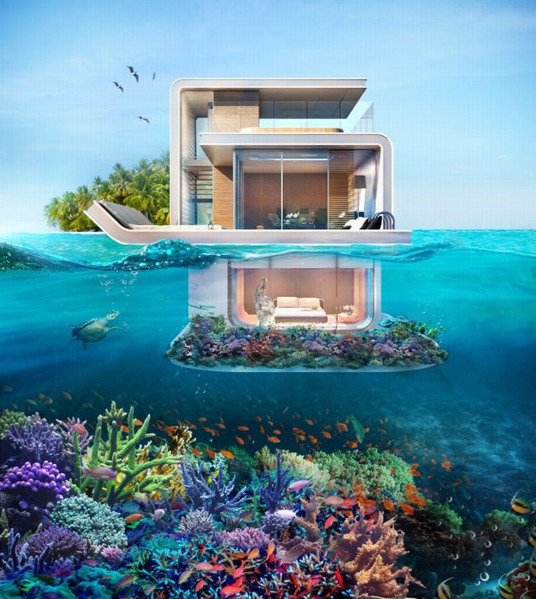 underwater villas by  Kleindienst Group  3