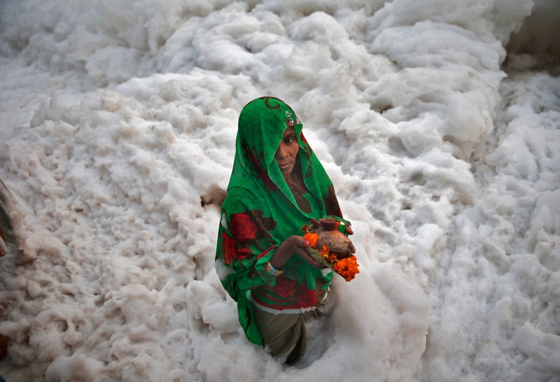 River Yamuna near New Delhi