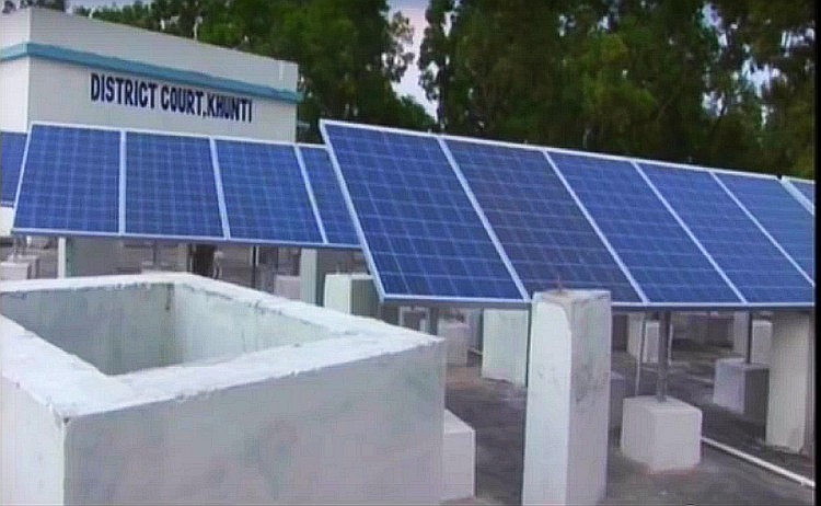 Solar powered khunit court