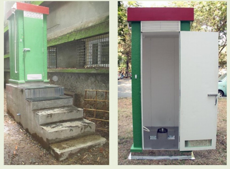 Waterless san dry toilet