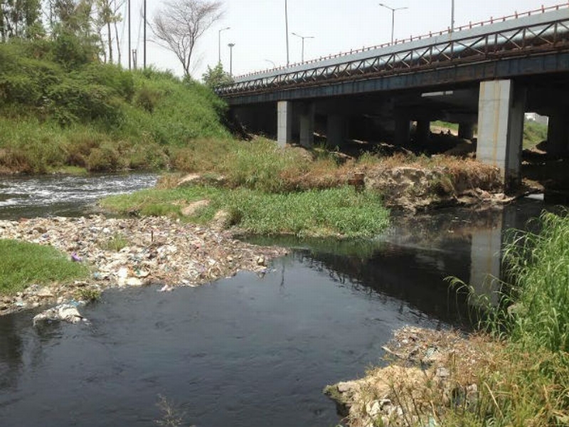 black water near delhi