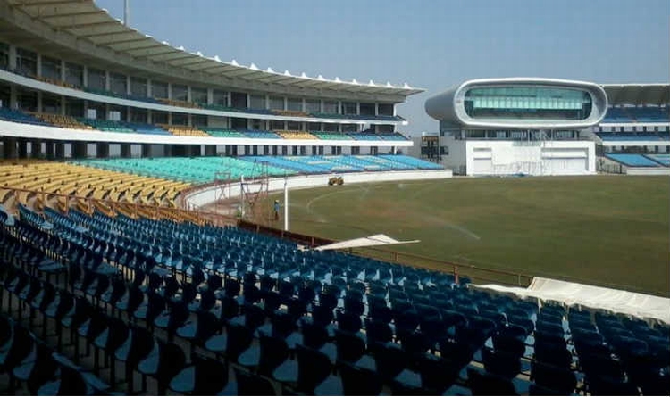 solar powered cricket stadium rajkot