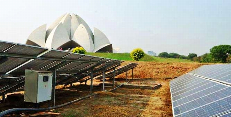 Lotus Temple Solar Energy Plant