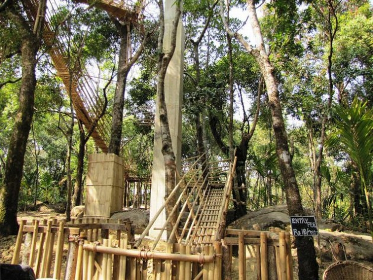 bamboo lodge Mawlynnong