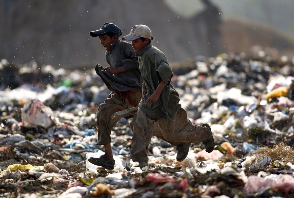 garbage dump outside Islamabad, Pakistan