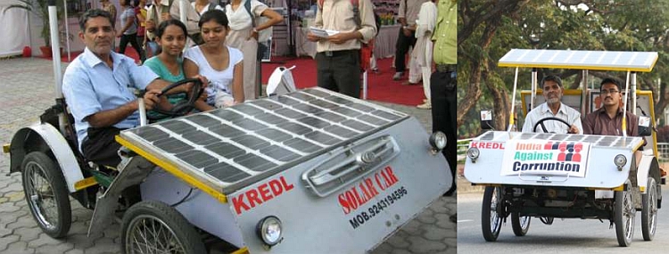 Indian solar powered car
