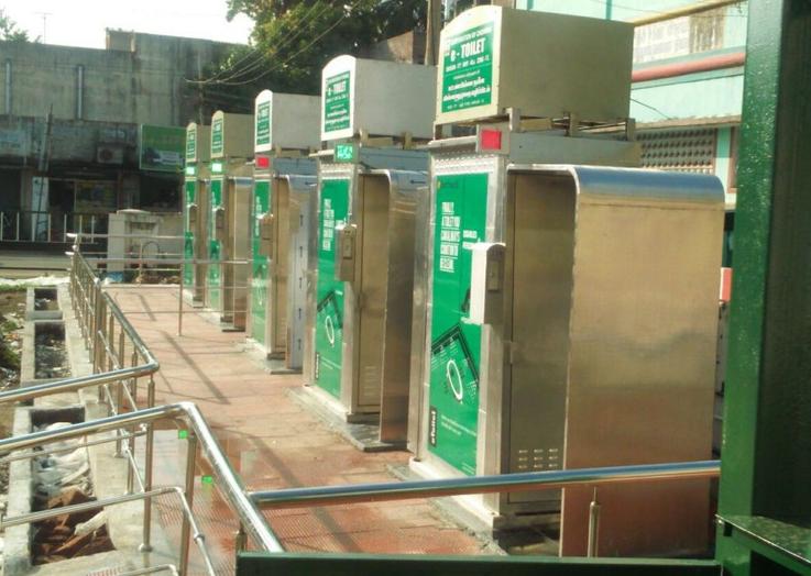 Self cleaning eToilets in Chennai