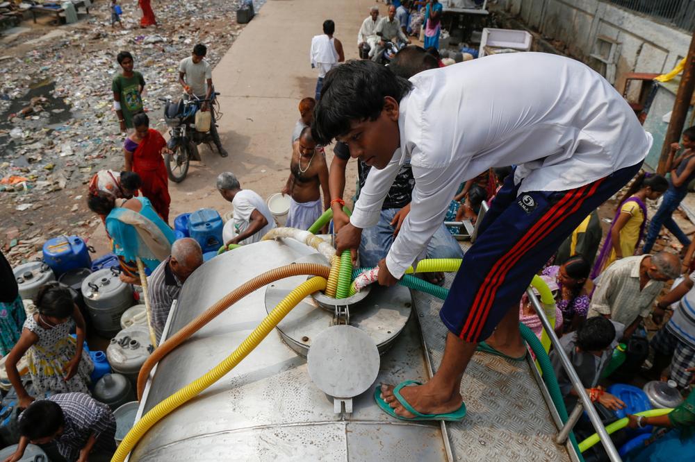 Water tanker in Delhi