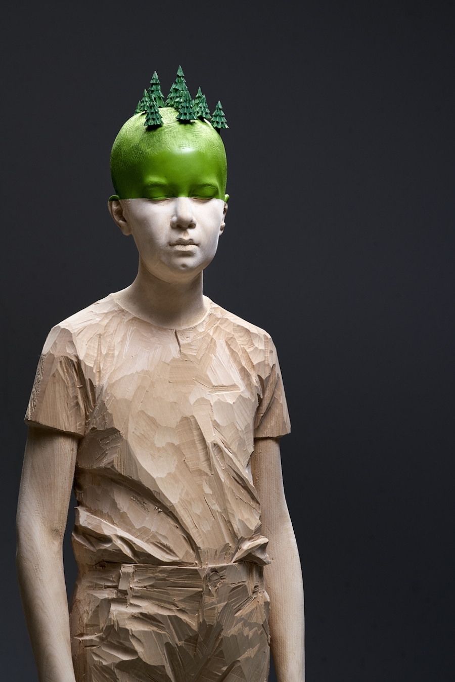 Willy Verginer wooden sculpture 9