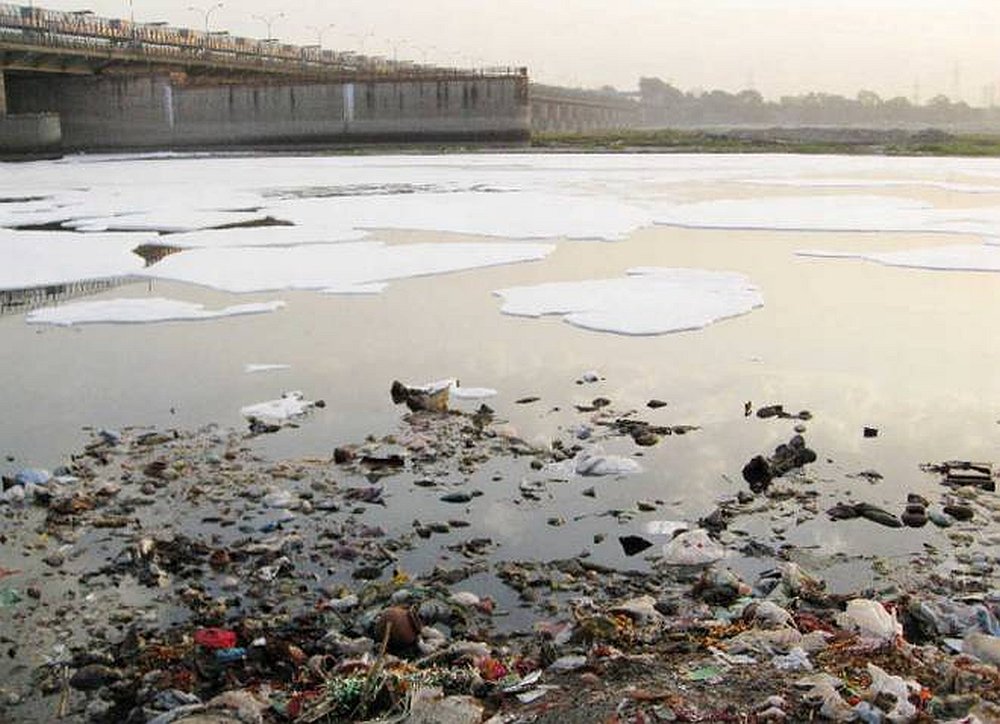 Chemical waste, Pollutants dumped in River Yamuna