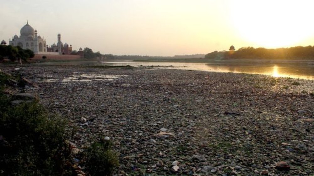 Yamuna Near Taj Mahal