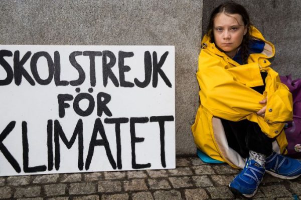 Teenager Greta Thunberg Leading Protests against Inaction on Climate Crisis