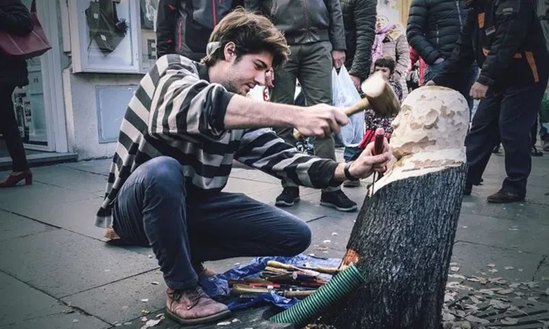 Andrea Gandini Breathes Life in Dead Tree Stumps by Turning Them into Beautiful Sculptures