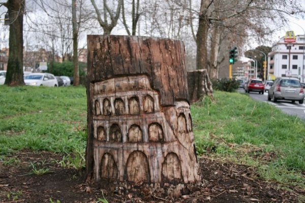 Andrea Gandini Breathes Life in Dead Tree Stumps by Turning Them into Beautiful Sculptures