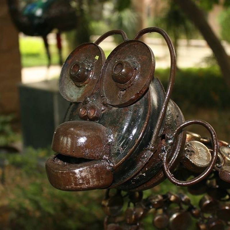 Gopal Namjoshi Reshapes Discarded Iron Scrap to Beautiful Art Pieces