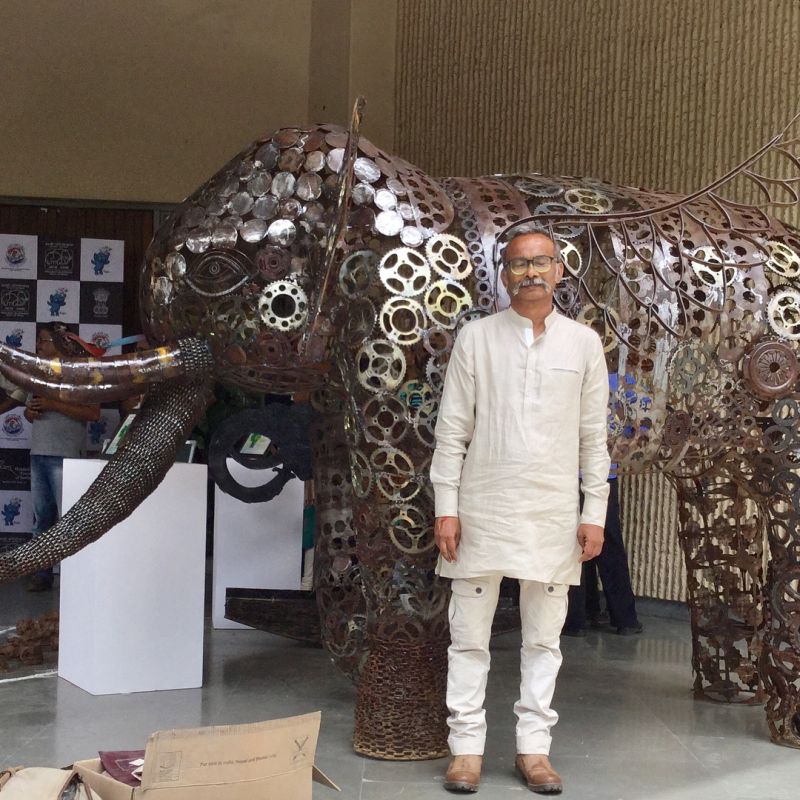 Gopal Namjoshi Reshapes Discarded Iron Scrap to Beautiful Art Pieces