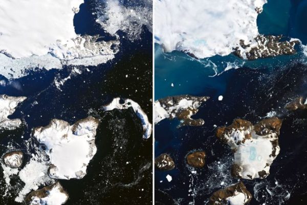 NASA Reveals Shocking Before and After Images of Melting Antarctica