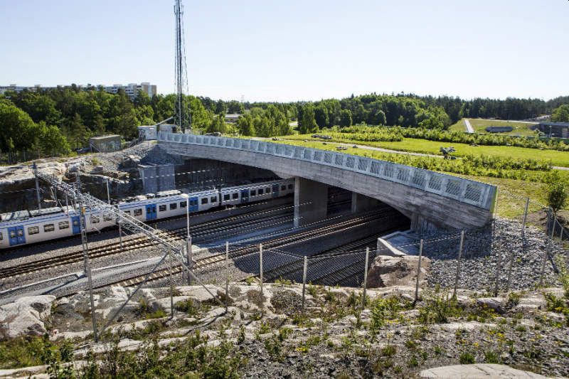 Kallhäll Bridge biological corridor - Wildlife Corridors around the world 