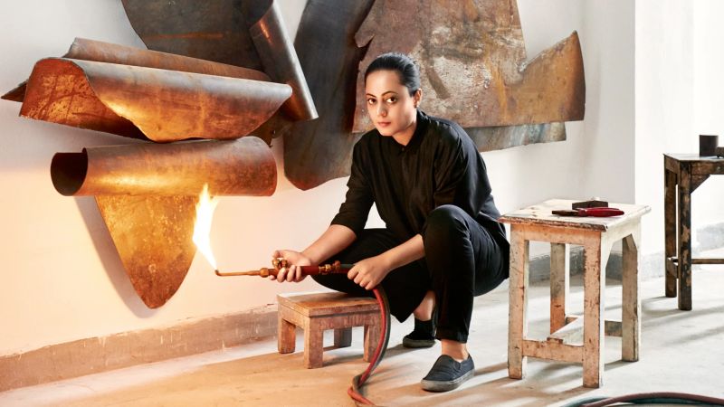 Sakshi Gupta recycles scrap into art - Initiatives in India are Upcycling Discarded Waste 