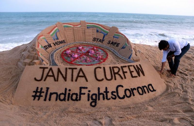 WHO Acknowledges Sudarsan Pattnaik’s for Creating Awareness on COVID-19 Through His Sand Art