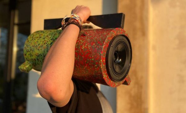 Ecopixel s Ghetto Blaster Speaker Made Out Of Plastic Waste