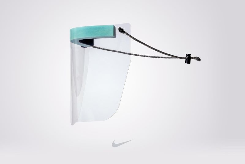Nike's PPE Face Shield to Help Frontline Healthcare Workers Amid Coronavirus 